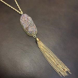 Super cute stone Pendent Necklace!